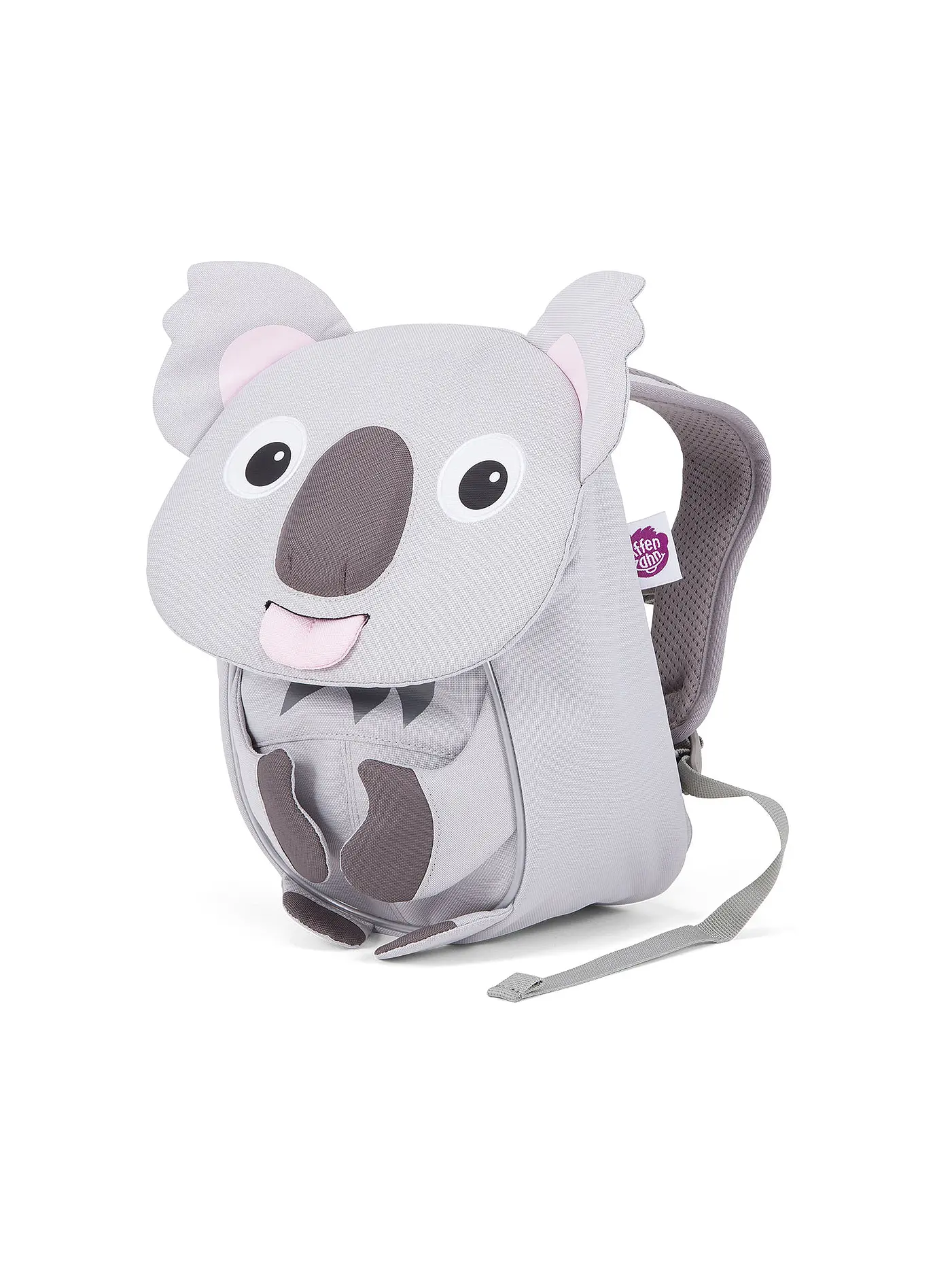 AFFENZAHN | Kinder Rucksack Kleine Freunde - Lena Löwe | grau